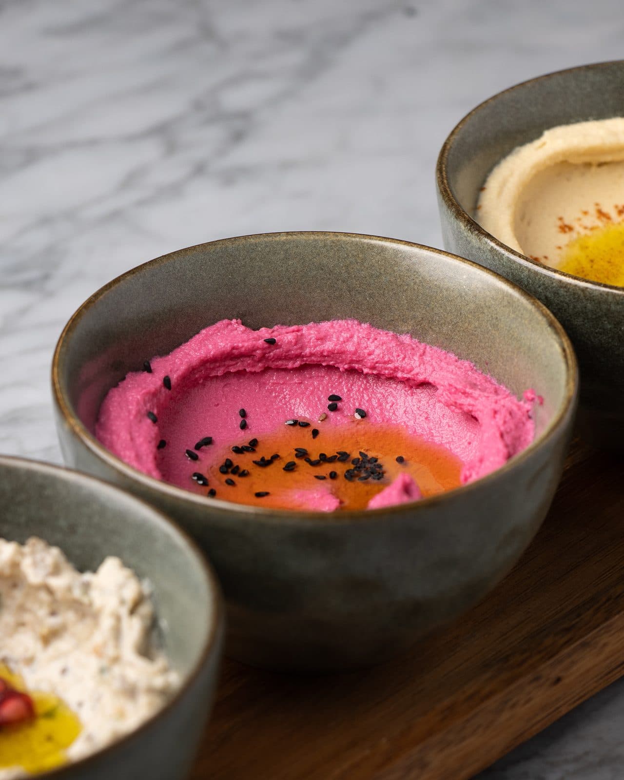 Trio of dips, Al-Ahsa