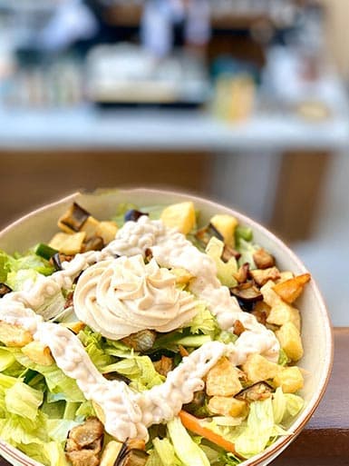 Fresh salad served at Dar Basma